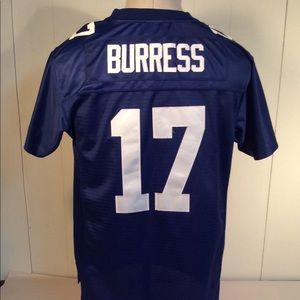 Reebok NY Giants no 17 Burress Jersey youth XL